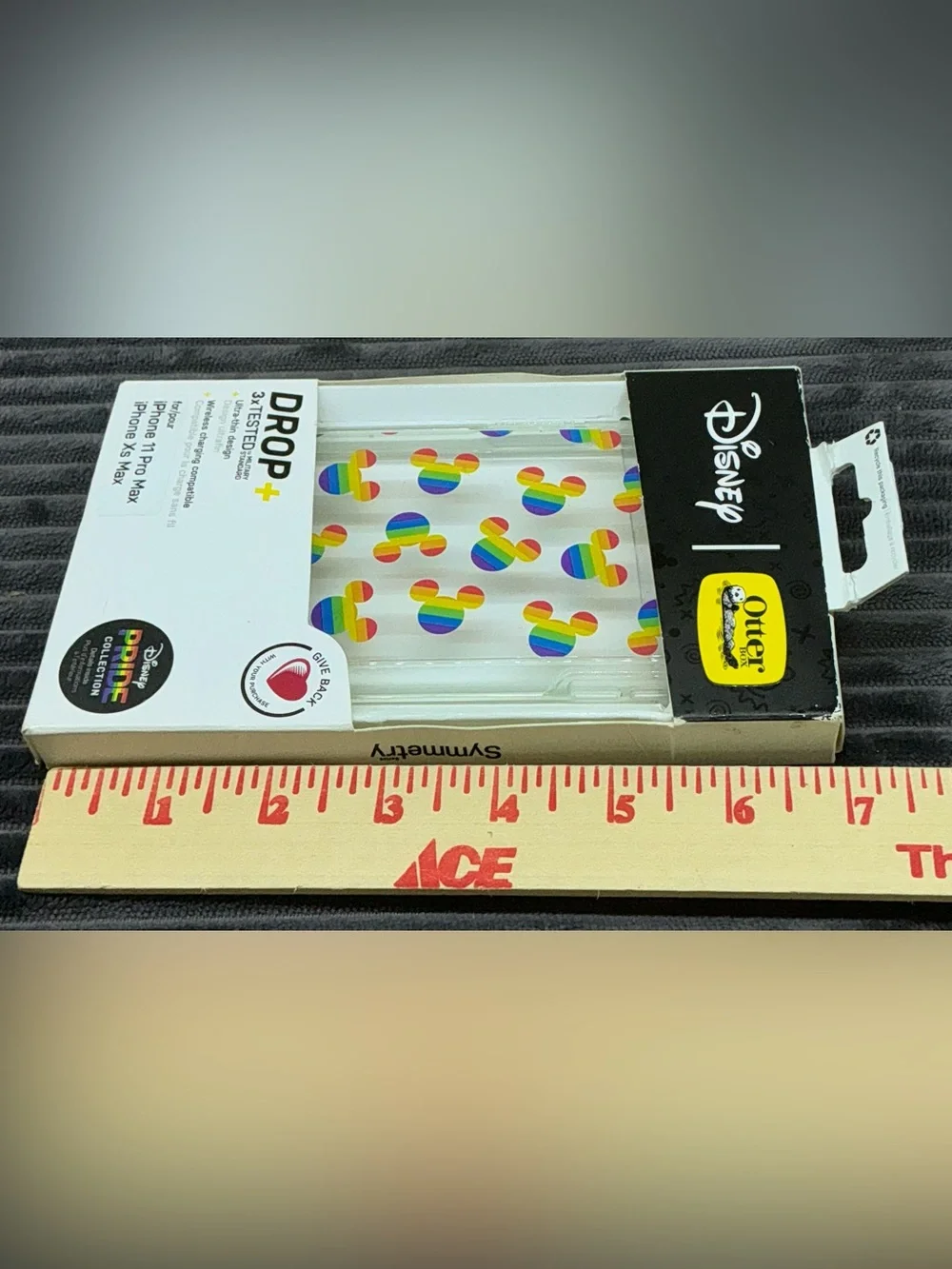OtterBox Symmetry Disney Pride Case Mickey Rainbow iPhone 11 Pro Max/Xs Max NIB